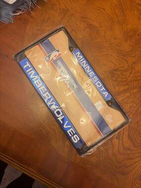 Minnesota Timberwolves NBA Rico Industries License Plate Frame